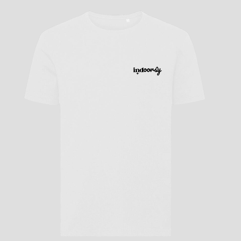 White I'm too Indoorsy for this T-Shirt