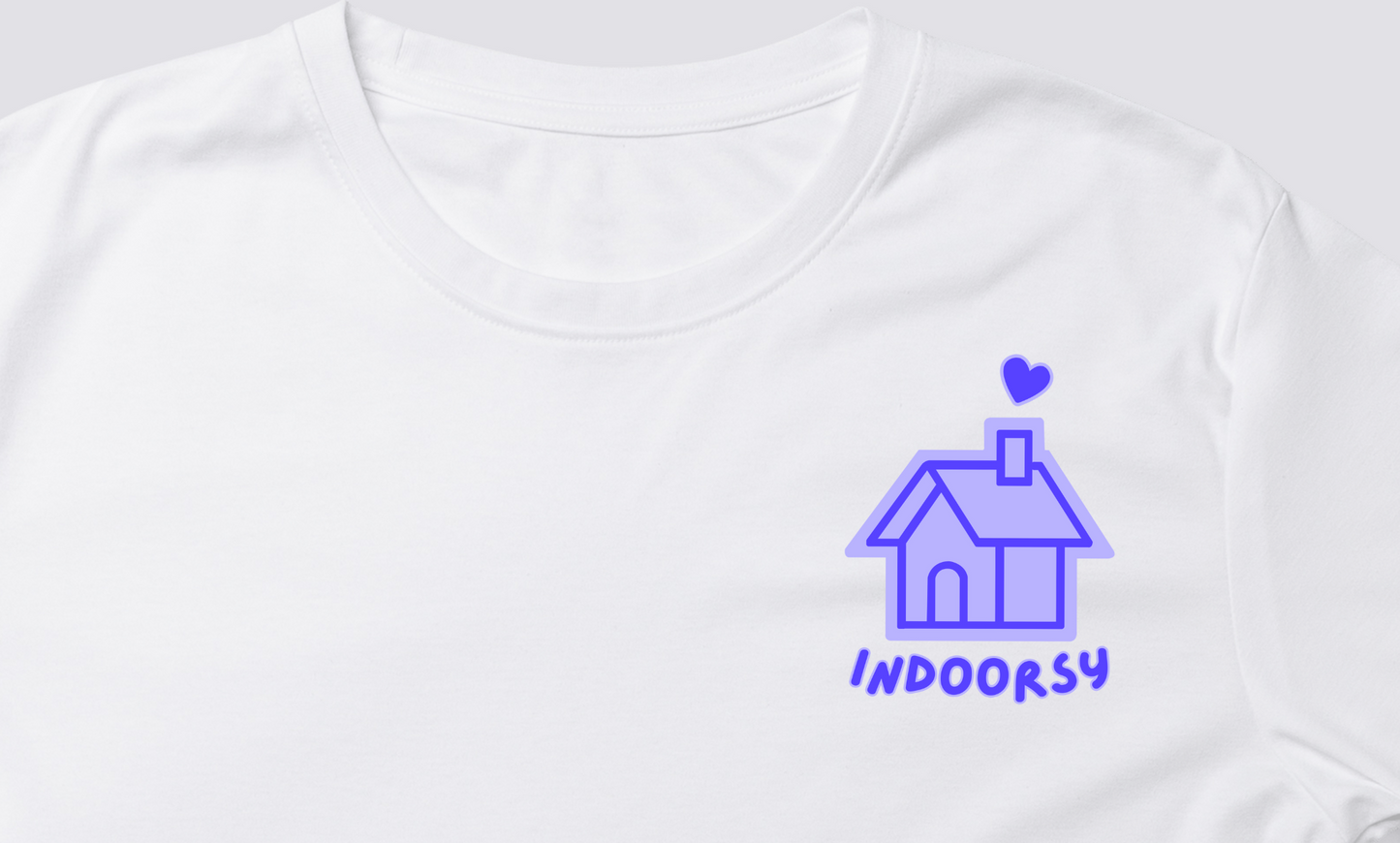 Home Sweet Home White T-Shirt (Blue)