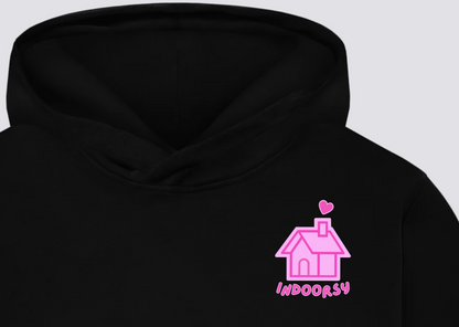 Home Sweet Home Black Hoodie (Pink)