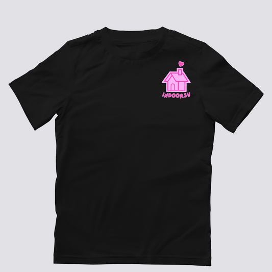 Home Sweet Home Black T-Shirt (Pink)