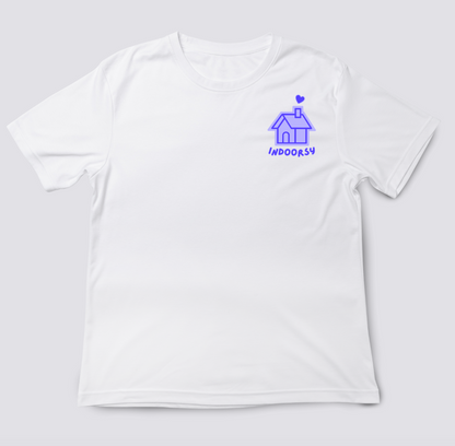 Home Sweet Home White T-Shirt (Blue)