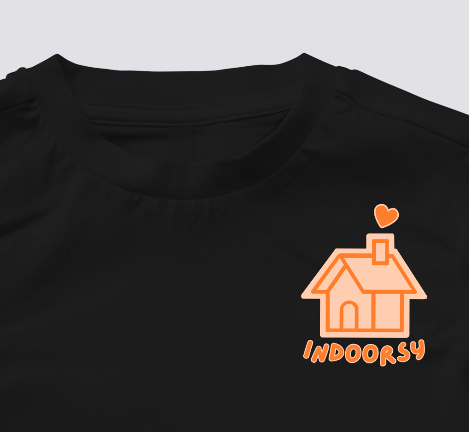 Home Sweet Home Black T-Shirt (Orange)