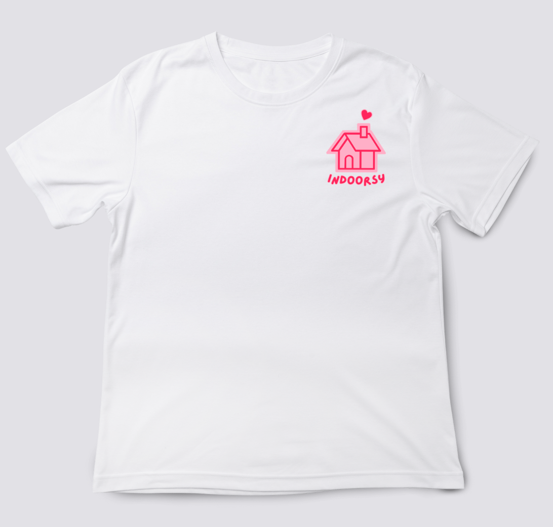 Home Sweet Home White T-Shirt (Red)