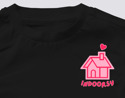 Home Sweet Home Black T-Shirt (Red)