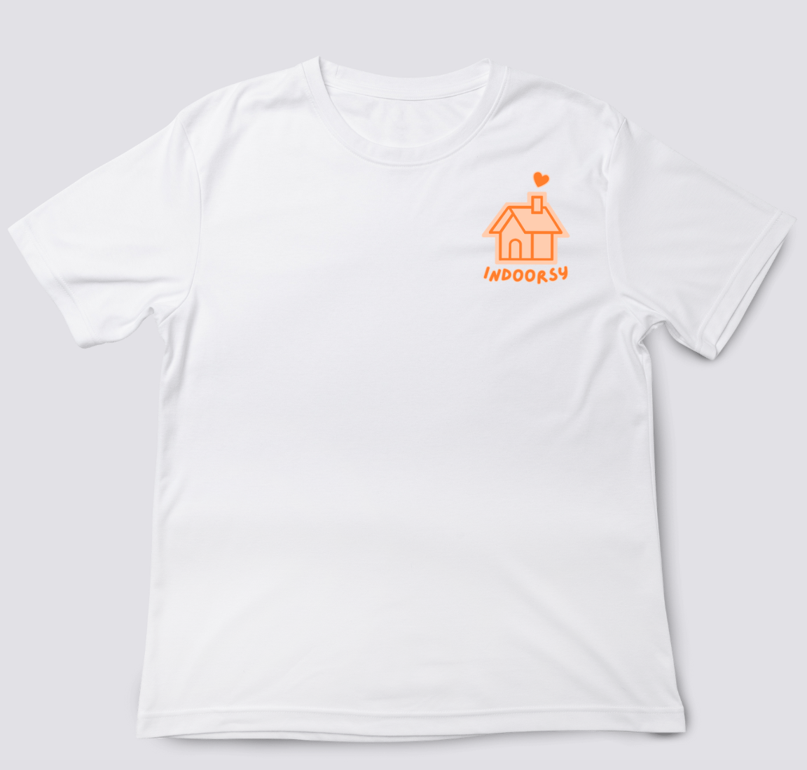 Home Sweet Home White T-Shirt (Orange)