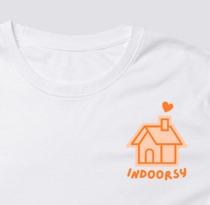 Home Sweet Home White T-Shirt (Orange)